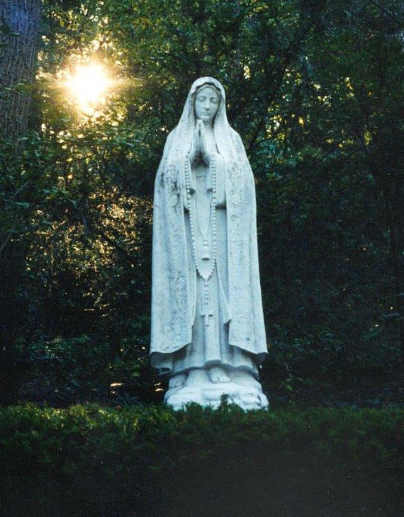 [statue of Mary]
